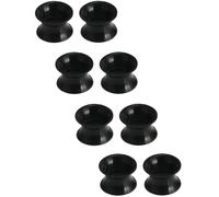 YQNONEZ Set di 4 paia di orecchini dilatatori in silicone trasparente, flessibili, sottili, ipoallergenici, dilatatori, kit di dilatatori morbidi per piercing, gioielli Tuneles De Oreja Para Hombre
