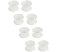 YQNONEZ Set di 4 paia di orecchini dilatatori in silicone trasparente, flessibili, sottili, ipoallergenici, dilatatori, kit di dilatatori morbidi per piercing, gioielli Tuneles De Oreja Para Hombre