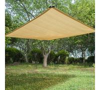 YQOLG87 Rete ombreggiante con Occhielli,Rete Parasole Beige,Tessuto ombreggiante Traspirante per casa,Telo ombreggiante per pergola,per pergola o Veranda/Patio/Giardino/Serra,7x8m(23 * 26ft)-Beige
