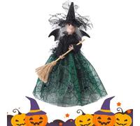 Yqooup di Halloween Statuina da Tavolo con Gonna e Cappello a Ragnatela
