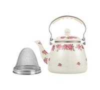 Yqqhrbm Bollitore in Smalto per Tè E Acqua, Ideale per Bar, Ristoranti E Come Elemento Decorativo per La Cucina di Casa, Rosa