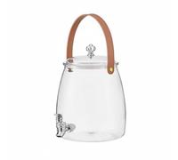 Yqqhrbm Caraffa Grande Capacità Dispenser Rubinetto Contenitore Trasparente Materiale PP per Servire Bevande Freddo Acqua Adatto a Feste Domestiche E Momenti Familiari, 5L