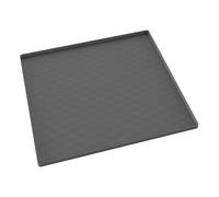 Yqqhrbm Vassoio per Congelatore per Mini Frigorifero con Superficie Antiscivolo E Bordo Rialzato, Dimensioni 24 X 24 Pollici, Grigio
