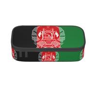 YQTGBCED Astuccio con stampa bandiera dell'Afghanistan, per ufficio, multifunzione, grande capacità, organizer per penne, Nero , Taglia unica, Custodia per chiave