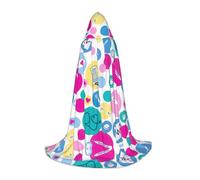 YQTGBCED Mantello con cappuccio con stampa infermiera carino per Halloween, stile rinascimentale, perfetto per giochi di ruolo e feste