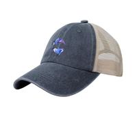 YQTGBCED Orca Killer Whale Print Cowboy Mesh Baseball Cap, elegante cappello da uomo, per uso quotidiano, sport e viaggi, blu navy, Taglia unica