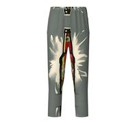 YQTGBCED Pantaloni pigiama in cotone comodi con stampa a bolle di birra, per una varietà di occasioni e possono essere indossati tutto l'anno, Nero , S