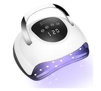 YQVEOT Lampada Unghie UV LED Lampada for Unghie a LED UV 300W Lampada for Unghie a LED UV ad Alta Potenza for asciugatrice for Smalto Gel for Manicure con Grande LCD Touch 66 LED Smart Nail Dryer(2)