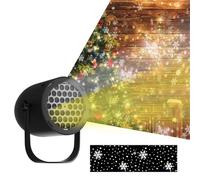 YQVEOT Luci Proiettore Proiettore di Luce di Halloween, Luce LED, Lampada a Forma di Fiocco di Neve di Natale, Decorazione for Le Feste(Snowflake)