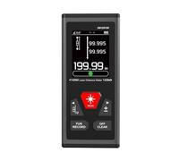 YQVEOT Metro Laser, Misuratore di Distanza Bilaterale 200 M Misuratore di Distanza Doppio Strumento di Misura Ricaricabile con Telemetro Digitale(Red Beam DR100)