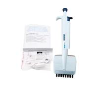 YQVEOT Micropipetta, Pipetta Regolabile a 12/8 canali Pipetta Manuale Completamente autoclavabile Pipetta multicanale for Laboratorio Chimico Scolastico(12 Channel 0.5-10ul)