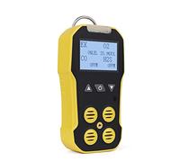 YQVEOT Rilevatore di Gas, Rilevatore multigas O2 H2S CO LEL Misuratore di Gas 4 in 1 Ossigeno Solfuro di idrogeno Monossido di Carbonio Rilevatore di perdite di Gas combustibile(BH-4A)