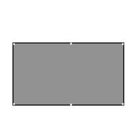 YQVEOT Telo Proiettore, Schermo for proiettore 60-133 Pollici Grigio Anti-Luce 16:9 Bordo Nero con Fori casa Esterno(72 inch)