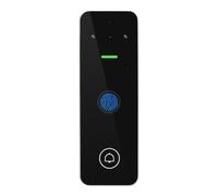 YQVEOT Videocitofono, REPLA-Videocitofono con Tastiera di Controllo accessi, Campanello visivo, di interfono Tuya Smart WiFi RFID con Impronta Digitale for Esterni