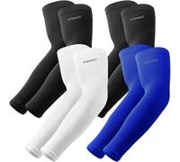 YQXCC 4 Paia Maniche a Braccio - UV Protezione UPF 50+ Manicotto Braccio di Raffreddamento Tatuaggio di Copertina per Uomo Donna Sport Ciclismo Golf