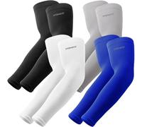YQXCC 4 Paia Maniche a Braccio - UV Protezione UPF 50+ Manicotto Braccio di Raffreddamento Tatuaggio di Copertina per Uomo Donna Sport Ciclismo Golf