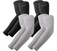 YQXCC 4 Paia Maniche a Braccio - UV Protezione UPF 50+ Manicotto Braccio di Raffreddamento Tatuaggio di Copertina per Uomo Donna Sport Ciclismo Golf