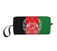 YQxwJL Borsa cosmetica da viaggio con stampa bandiera dell'Afghanistan Regali per le donne borse portatili per il trucco per le donne madre sorella, bianco, Taglia unica