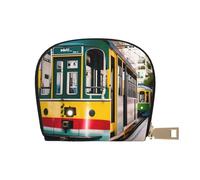 YQxwJL lisbon tram stampa porta carte di credito, piccolo portafoglio per carte di credito da donna organizer per uomo, bianco, Taglia unica