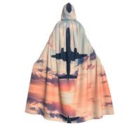 YQxwJL Mantello da donna con cappuccio, mantello con cappuccio, per l'inverno, caldo, lungo, per cosplay, travestimento