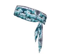 YQxwJL Penguins On The Iceberg Print Head Tie Fasce per uomini e donne, bandana regolabile fasce per capelli per lo sport