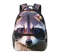 YQxwJL Piccolo procione faccia 1 stampa zaino per laptop elegante borsa per libri università zaino da viaggio borsa da lavoro per uomo donna, Piccolo procione faccia 1, One Size
