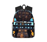 Yqxwjl Zaino con bandiera della Georgia per uomo e donna, borsa per libri, borsa per laptop, leggero, zaino da viaggio casual, cabina aereo, One Size