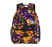 YQxwJL Zaino per laptop con stampa pinguini sull'iceberg elegante borsa per libri università zaino da viaggio borsa da lavoro da lavoro per uomo donna, Perfezione viola, One Size