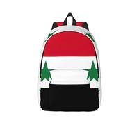 YQxwJL Zaino per laptop in tela con stampa bandiera del Venezuela, borsa da viaggio casual all'aperto, zaino da diario, zaino da libro per uomini e donne, Bandiera della Repubblica Araba, M