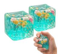 YQYCE 2 pezzi Ice Cube Squishy, Conchiglia Squishy, un pratico compagno per promuovere la concentrazione nell'uso quotidiano e un'idea regalo per molte occasioni.