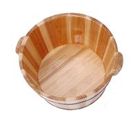 YQYMX Vasca da Bagno per Piedi Grandi in Legno - Home Foot Spa per Massaggi Sauna Soak - Pediluvio Secchio di Legno