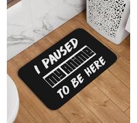 YQZQJEXW Ho messo in pausa il mio anime per essere qui. Tappetini eleganti tappeti da bagno tappeti per la stanza.