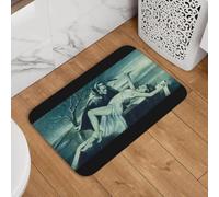 YQZQJEXW L'orrore di Dracula Christopher Lee Poster horror Arte Zerbini eleganti Tappetini da bagno Tappeti Mat Road