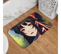 YQZQJEXW Ragazza Anime Cartoni Animati Giapponesi Sexy Manga Personaggi Kawaii Waifu Stupendi Anime Eleganti Zerbini Tappetini da Bagno Tappeti Picnic