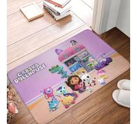 YQZQJEXW Tappetino per ingresso della porta del bagno super morbido e assorbente modello Gabbys Dollhouse