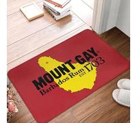 YQZQJEXW Zerbino Mount Gay Tappetino per ingresso per porta da bagno super morbido e assorbente