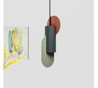YQZQXWA Lampada a sospensione moderna nordica a LED, design creativo, comodino, lampada a sospensione, luce a tre colori, soggiorno, camera da letto, cucina, Ø25*50cm, A innovate