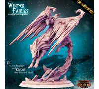 Yr the Ice Maiden And Kr'ow, The Blizzard - Wargames - 9th age - d&d - tabletop