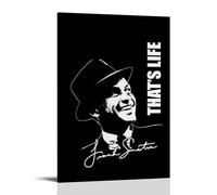 YRAEYWAER Poster di Frank Sinatra Thats Live, decorazione artistica da parete per soggiorno, camera da letto, soggiorno, decorazione artistica da parete, 40 x 60 cm, con cornice, stile 8