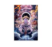 YRAEYWAER Sailor Moon (9 poster decorativi estetici per soggiorno, camera da letto, soggiorno, camera da letto, soggiorno, decorazione artistica da parete, 30 x 45 cm, senza cornice, stile