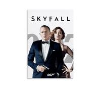 YRAEYWAER Skyfall James Bond, poster decorativo da parete per soggiorno, camera da letto, soggiorno, moderno, decorazione artistica da parete, 40 x 60 cm, senza cornice