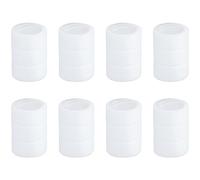 YRAKOZIN Elemento Filtrante [8 Pacchi], Adatto per Rubinetto Rotante 1080 Gradi, Materiale in Cotone PP, Finezza del Filtro 5 Micrometri, Il Ciclo di Sostituzione Consigliato è di 1 Mese