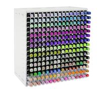 Yrangee Organizer da scrivania con 240 scomparti, portapenne | Organizer per pennarelli, divisorio regolabile, per scrivania, matite colorate, pennarelli, per casa, ufficio, scuola