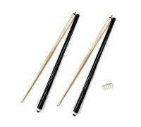 YRCHang 2 Pezzi Stecca da Biliardo 120cm 12oz Punte 12.5mm Stecche da Biliardo per Bambini-Snooker in Legno di Frassino Perfetto per spazi ristretti e Adolescenti