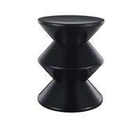 YRCHang Sgabello Da Cosmetico Creativa, Sgabello Da Trucco Rotondo Plastica, Sgabello Da Doccia Da Bagno Anti-vaso Impermeabile Per Sala Da Letto Camera Da Letto, 36×45 Cm(Color:Nero)