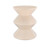YRCHang Sgabello Da Cosmetico Creativa, Sgabello Da Trucco Rotondo Plastica, Sgabello Da Doccia Da Bagno Anti-vaso Impermeabile Per Sala Da Letto Camera Da Letto, 36×45 Cm(Color:Latteo)