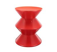YRCHang Sgabello Da Cosmetico Creativa, Sgabello Da Trucco Rotondo Plastica, Sgabello Da Doccia Da Bagno Anti-vaso Impermeabile Per Sala Da Letto Camera Da Letto, 36×45 Cm(Color:Rosso)