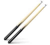 YRCHang Stecche da Biliardo Set of 2, 50CM 68CM 90CM 120CM in Legno 2 Pezzi Stecca da Biliardo per Bambini Giovani Adulti Shorty Stecca Punte incollate da 11,5 mm(Color:63CM)