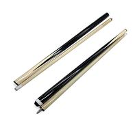 YRCHang Stecche da Biliardo Set of 2, 50CM 68CM 90CM 120CM in Legno 2 Pezzi Stecca da Biliardo per Bambini Giovani Adulti Shorty Stecca Punte incollate da 11,5 mm(Color:120CM 1/2)