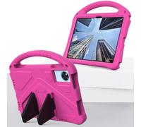 YRDUKJFDJ Custodia per tablet PC, custodia per DOOGEE U11/U11 da 11 pollici 2025, custodia protettiva leggera in EVA con cinturino regolabile, maniglia antiurto e cavalletto per bambini (rosso rosa)